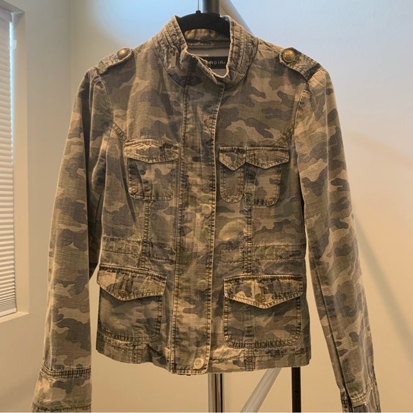 Women’s Blanc Noir Distressed Camo Jacket - Picture 2 of 13